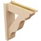 Ekena Millwork 5 1/2-in W x 16-in D x 20-in H Funston Trad Rough Cedar Woodgrain TimberThane Outlooker, Primed Tan OUTUR055X16X20FST04RCPR - alternate 2